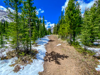 Beautiful trail but could do without the snow!