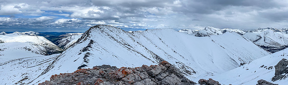 Views back to Wingnut Peak (C).