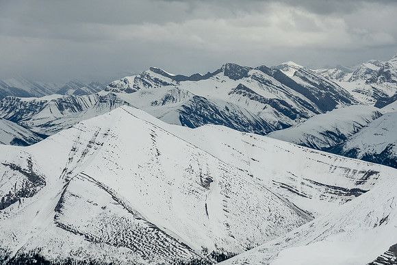 Caterpillar Peak rises over Aries Peak.