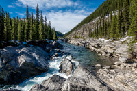 A nice falls along the Ram River.