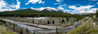 Hiking above the Ram River. Whelk Peak at center. Near the H7 / Pleasant Valley junction.
