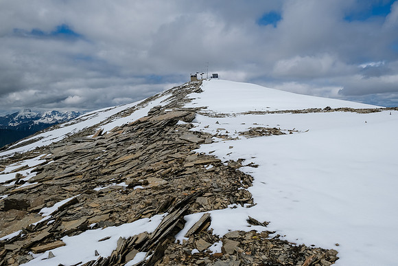The summit comes into sight.