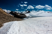 Traversing back around towards Iceberg Lake.