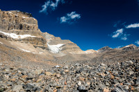 Looking north from the plateau towards Jimmy Simpson (far right side) - another solo objective I did in this area.