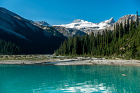 Mount Olive and St. Nicholas over Bow Lake.