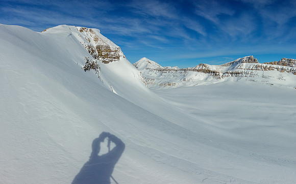 The steep east face of Chapel Peak.