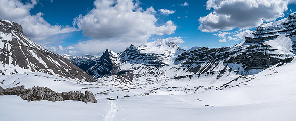 Spectacular views, looking back at Coleman.