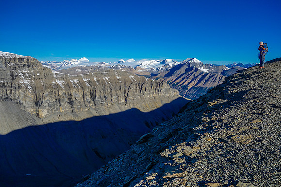 Looking into the "black hole" which is the Amery Creek valley.