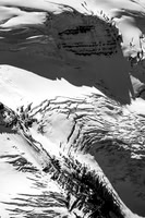 Impressive icefall off the Monchy icefield into Amery Creek.
