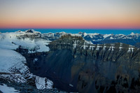 Predawn over Willerval towards the Lyells and Bryce.