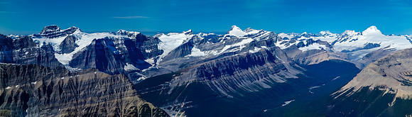 Alexandra is one of my favorite 11,000ers (L). Bryce is still unclimbed by me, as is Clemenceau and King Edward. Columbia (R) is another favorite.
