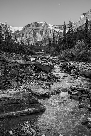 The route steepened considerably at a nice series of waterfalls towards the end of the valley.