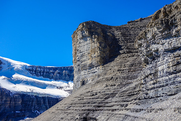 The incredible "Greek Amphitheater" is the 2nd chink in the armor guarding Amery's summit.
