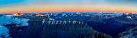 (L to R), Lyell V, Lyell I, Lyell III, Alexandra, Bryce, Columbia, South Twin, North Twin and Athabasca.
