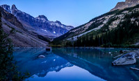 A calm, beautiful lake to camp nearby on exit.