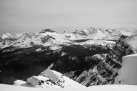 Looking east towards Copper, Pilot and Brett (L to R).