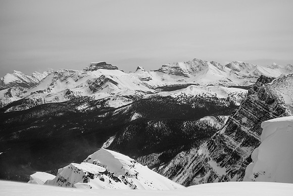 Looking east towards Copper, Pilot and Brett (L to R).