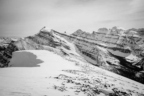 Storm Mountain at left, Ball at right.