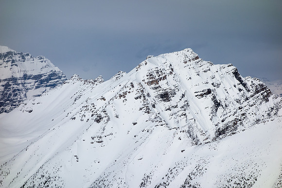 Mount Bell rises above Boom Lake to the north.