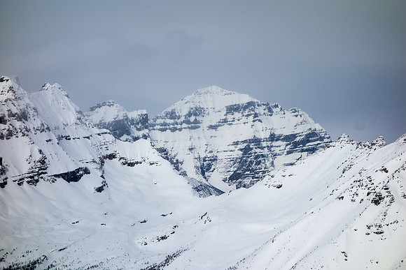 Mount Temple shows up to the NW.