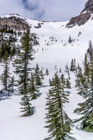 Looking up at another possible ski slope.