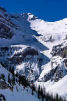 Big views already. I'm sure the couloir in the bg has been skied.
