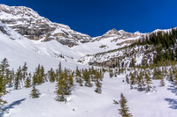 This photo is taken from the same place as the previous one, but looking up the valley instead.
