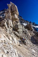 Loose slopes to the Strom / Assiniboine col.