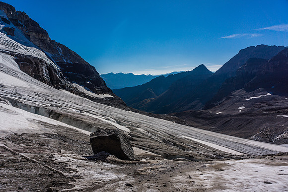Ascending the Sturdee Glacier.