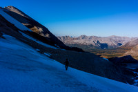 Approaching the Hind Hut.