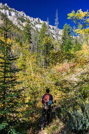 The Assiniboine Creek trail.