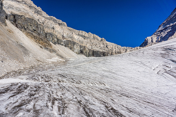 Starting up the Sturdee Glacier.
