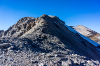 View of Strom from the col.