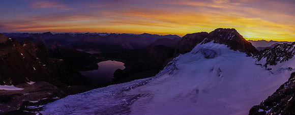 Sunrise over Magog Peak.