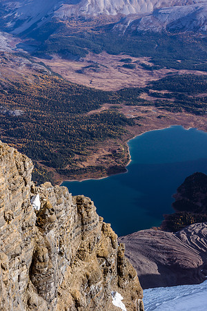 Kev is tiny on the north ridge.