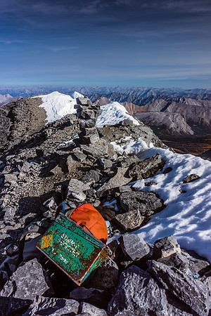 The summit register is falling apart - but I never thought I'd even get the opportunity to see this, much less sign it.