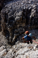 Rapping the SW face.