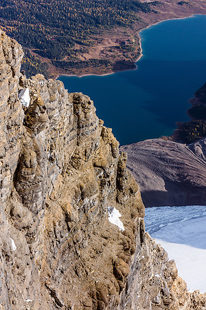 Kev is tiny on the north ridge.