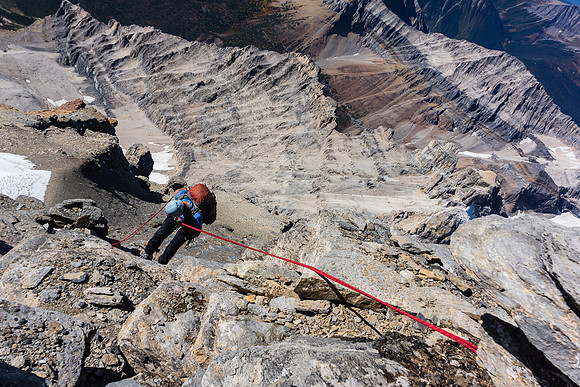 Rapping the upper SW face.