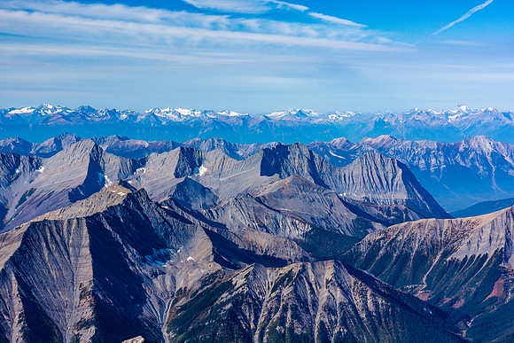 The Mitchell Range includes Mount Harkin, Doer, Selkirk and Split