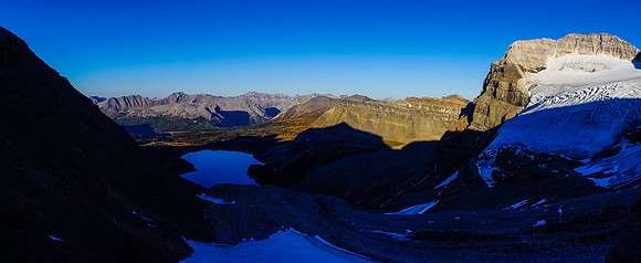 Magog Lake and Peak from the Hind Hut.