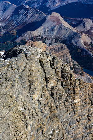 Kev comes up the summit ridge.