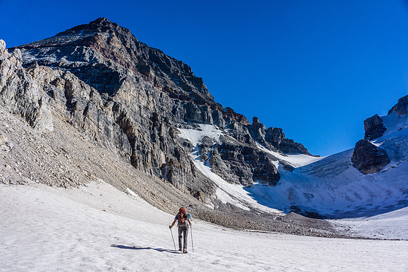 Almost off the glacier.