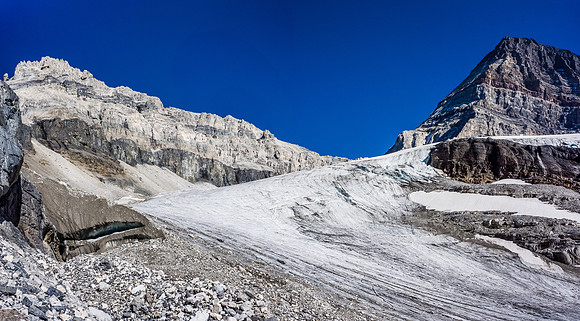 Looking towards the Sturdee Glacier with the might "A" looking impressive rising on the right.