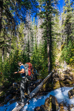 The Assiniboine Creek trail.