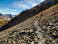 Hiking up the lower section of The Towers.