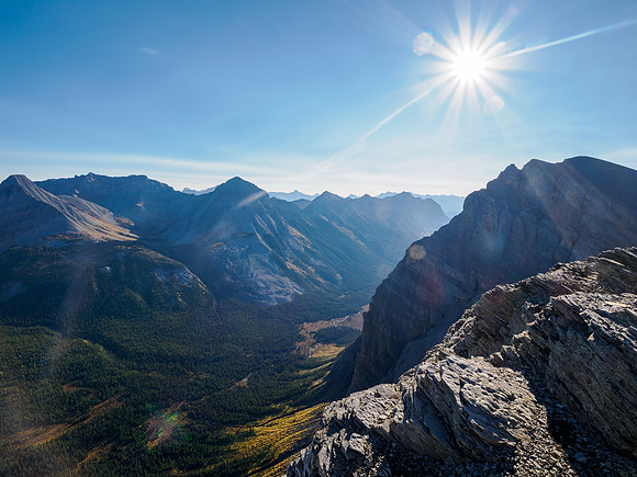 Views down Bryant Creek from Cascade Rock.