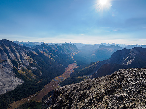 Views down Bryant Creek from Gibraltar Rock.