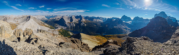 Views over Marvel Pass.
