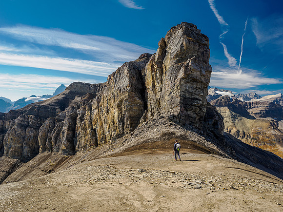 Dramatic NE cliffs on Wonder Peak.
